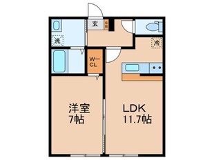 ﾊｰﾐｯﾄｸﾗﾌﾞﾊｳｽﾄｩｷﾞｬｻﾞｰ二子新地の物件間取画像